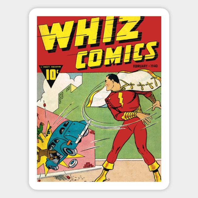 WHIZ Comics Magnet by Doc Multiverse Designs